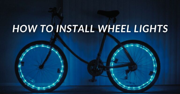 How to install wheel lights
