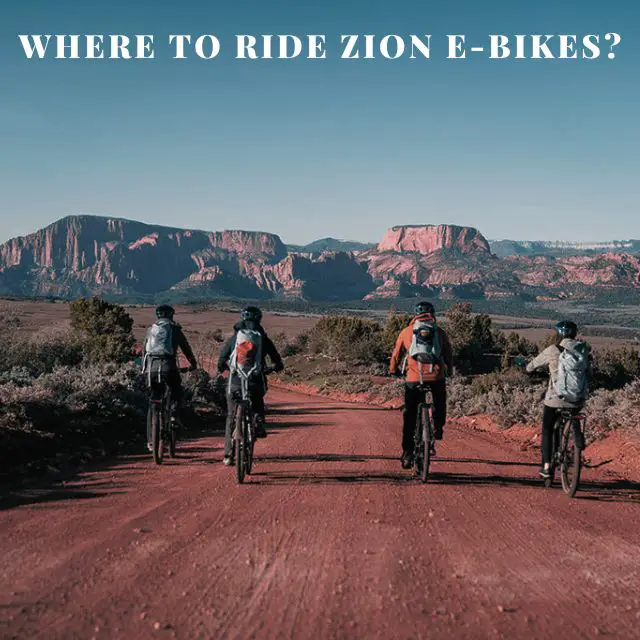 Zion e bike rentals