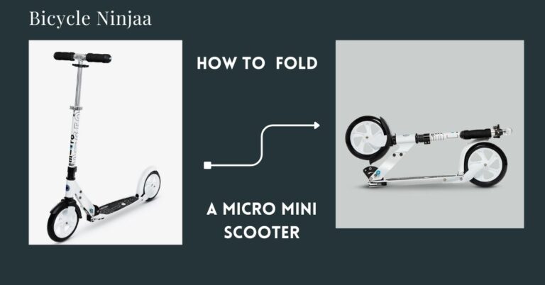 how to fold micro mini scooter