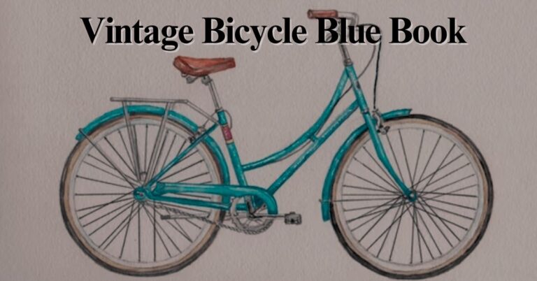 Vintage Bicycle Blue Book
