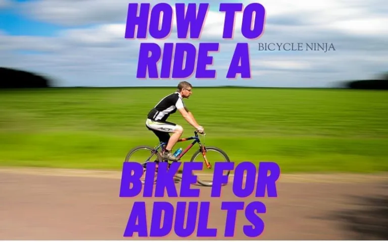 How to Ride a Bike for Adults