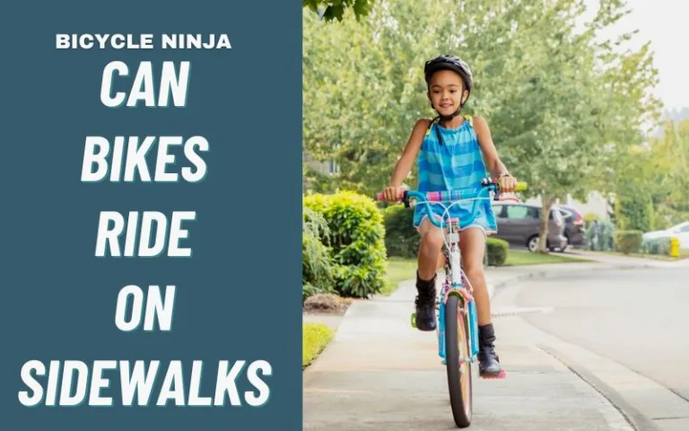 Can Bikes Ride on Sidewalks