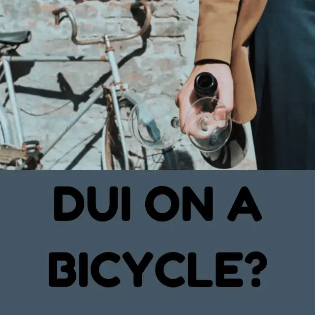 dui on a bicycle
