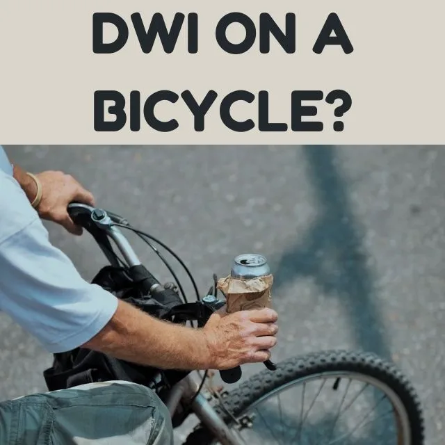 dwi on a bicycle